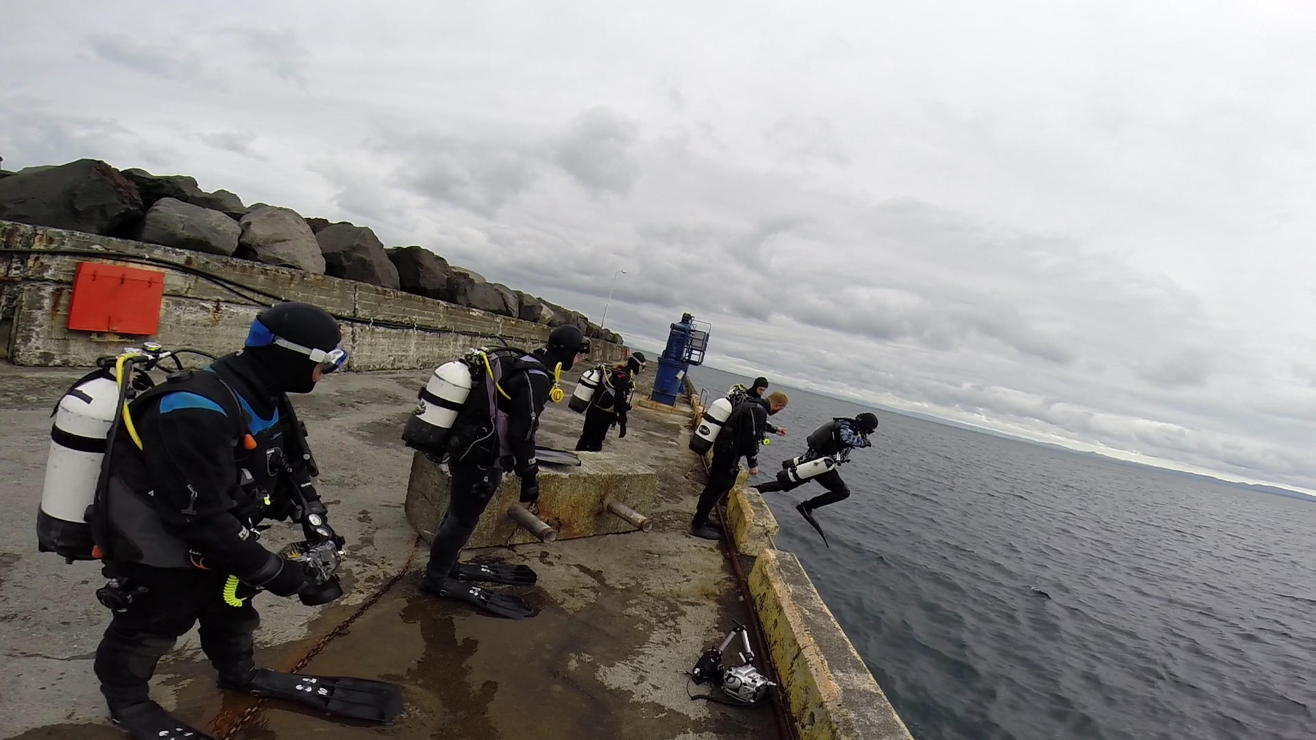 Here we go… diving in Gardur