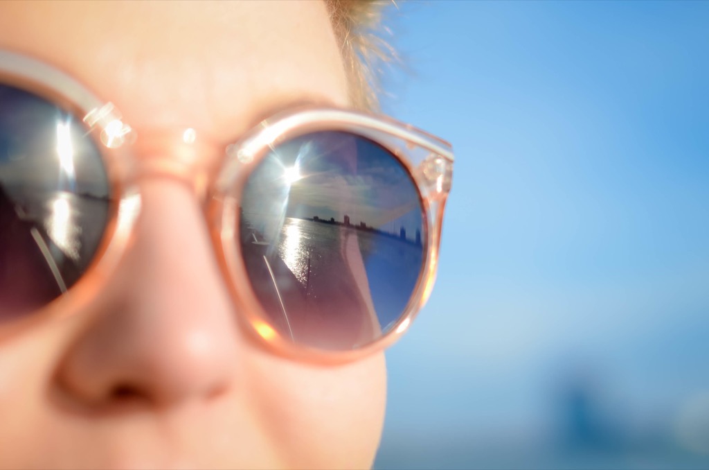 Sunglasses - a good idea even in winter