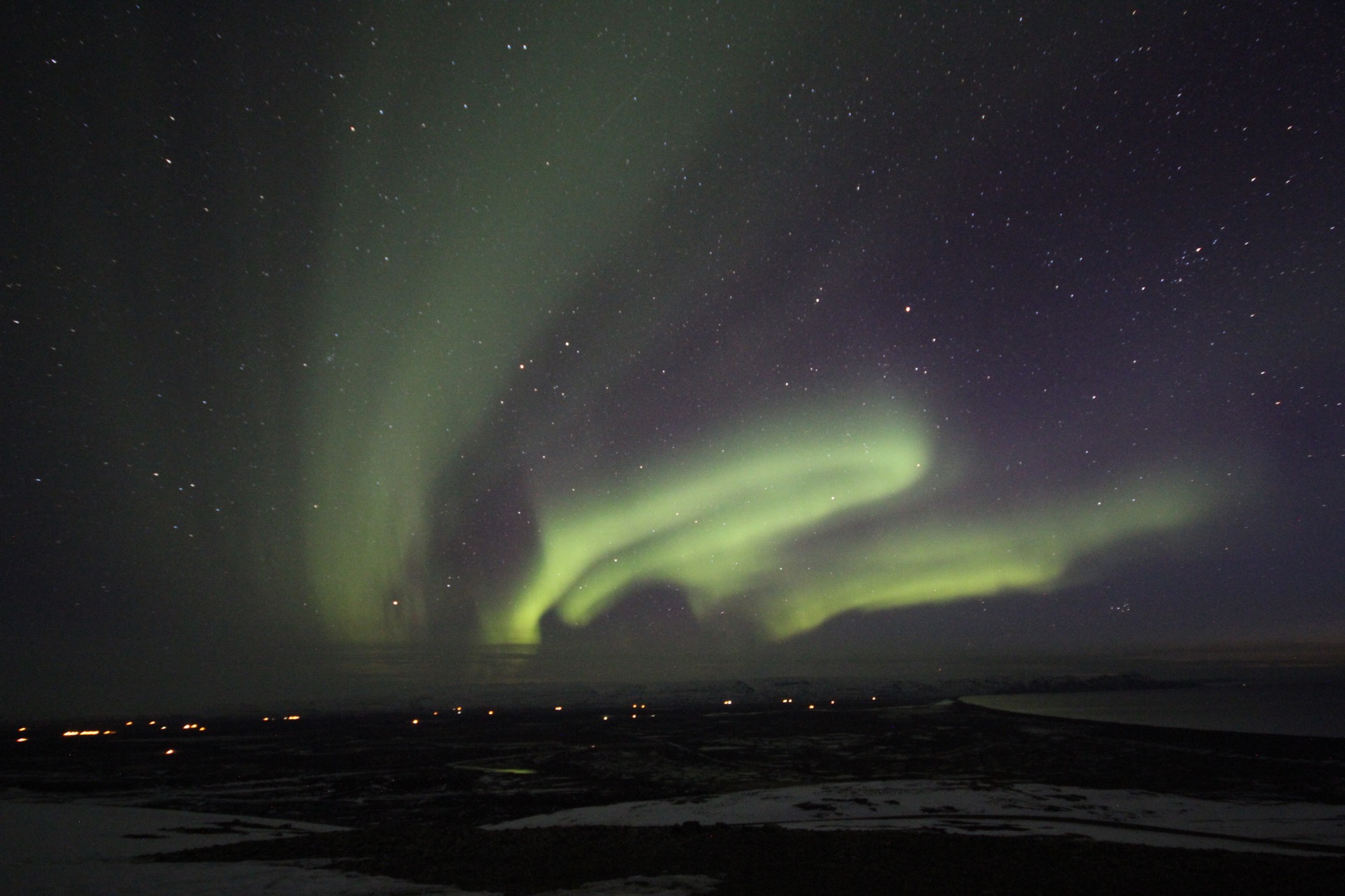 Northern Lights over Borgarfjörður Eystri