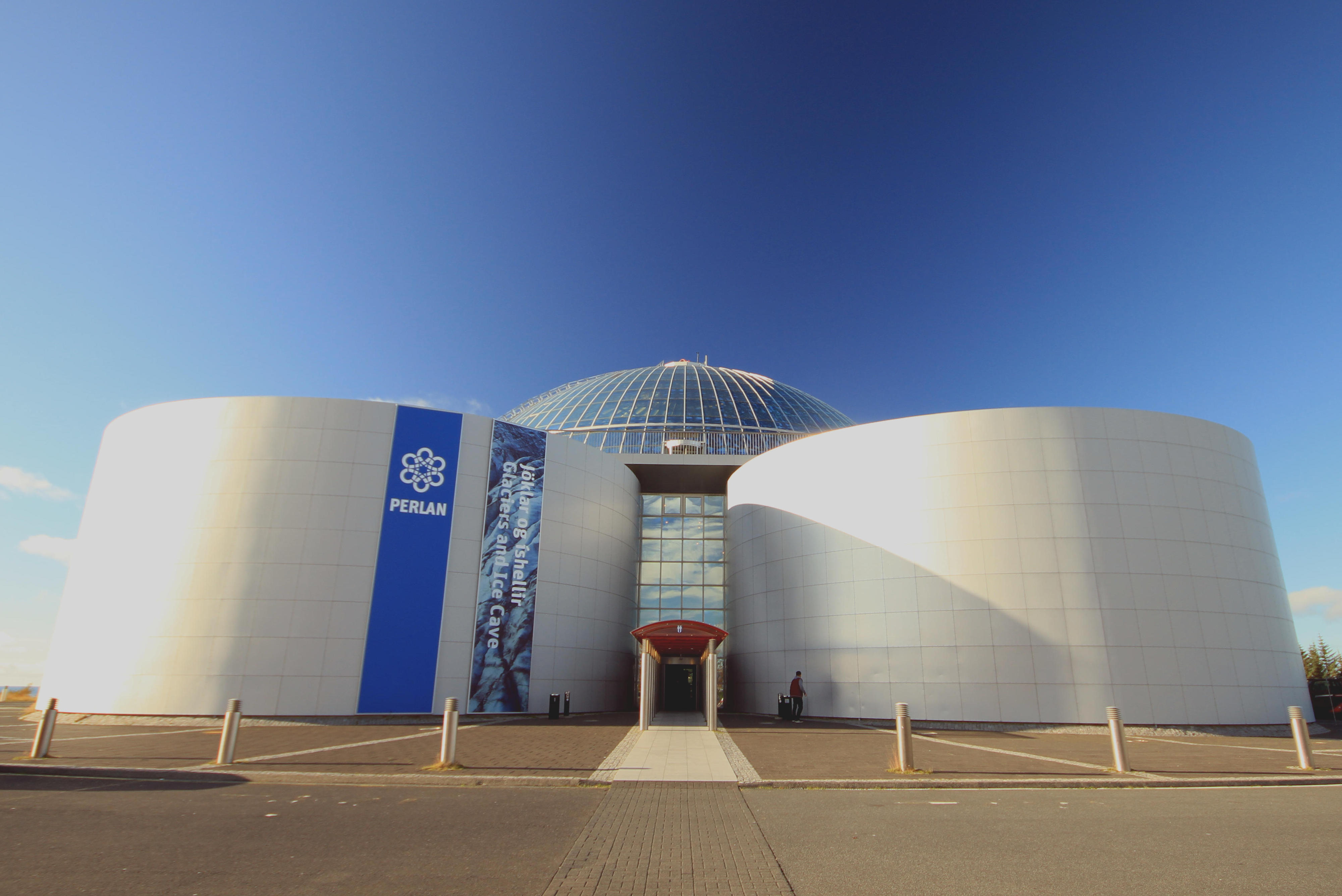The Perlan Museum in Reykjavík — the view from the roof is free