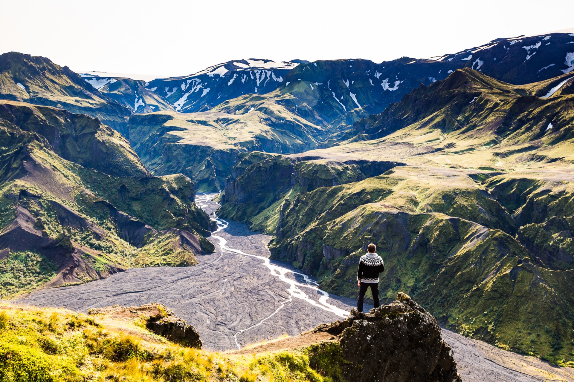 Hiking in Þórsmörk - photo by Jeroen van Nieuwenhove