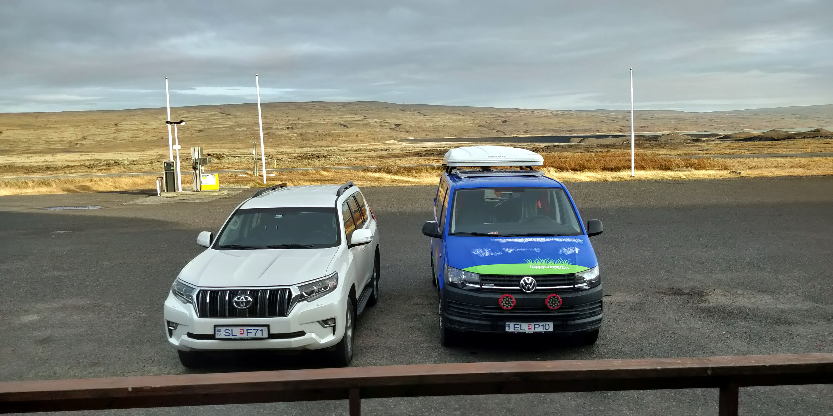 A suitable rental car for Landmannalaugar