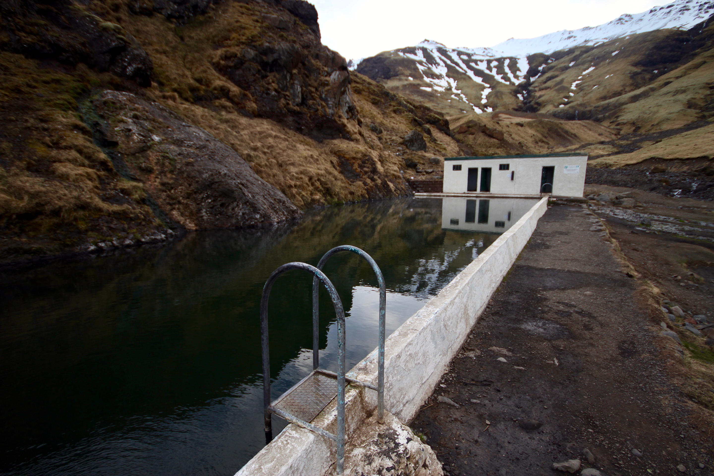 Seljavallalaug swimming pool in Iceland